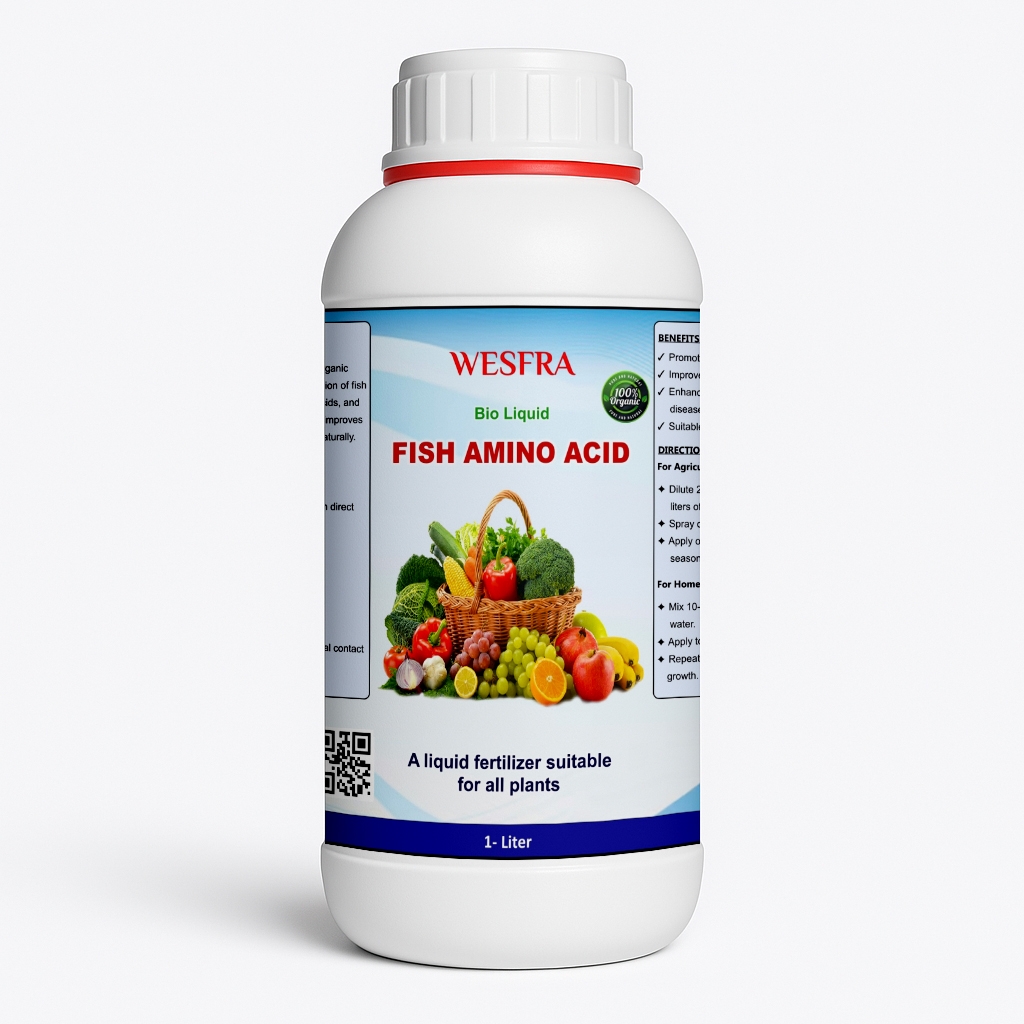 Fish Amino Acid Fertilizer 1 Liter Organic Plant Growth Booster