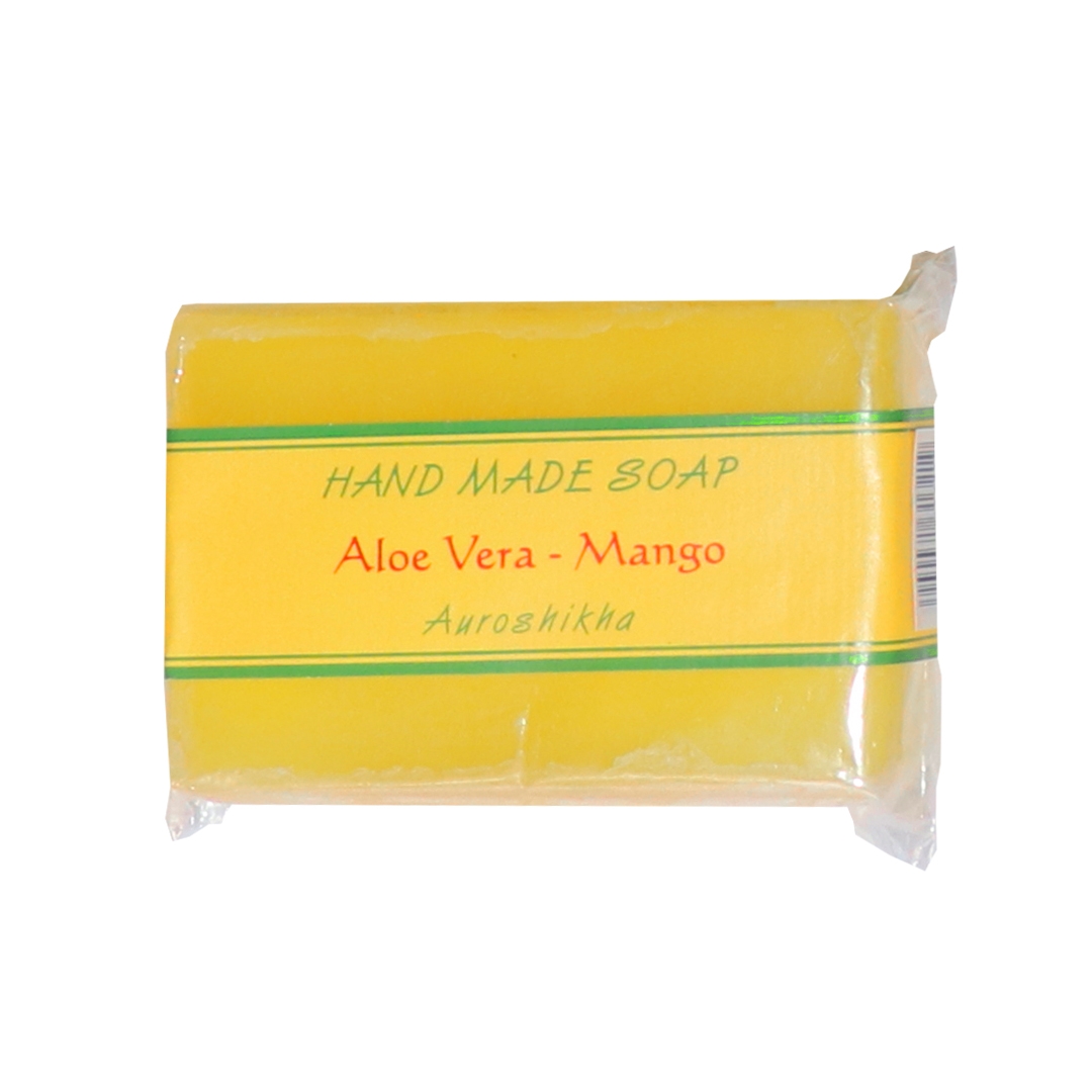 Auroshikha Aloe Vera (Mango) 75g Bath Soap Pack of 6