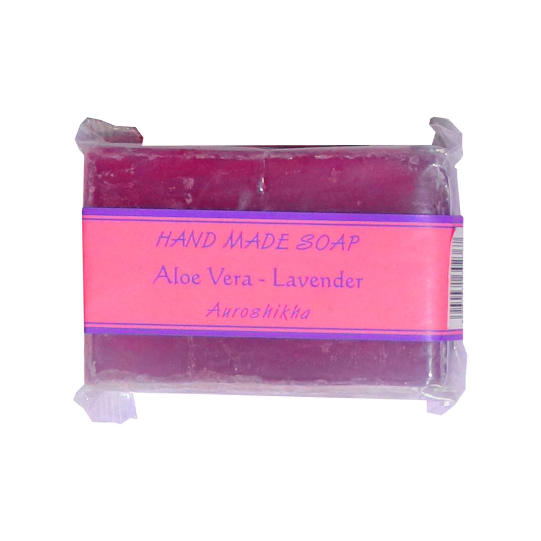 Auroshikha Aloe Vera (Lavender) 75g Bath Soap Pack of 6