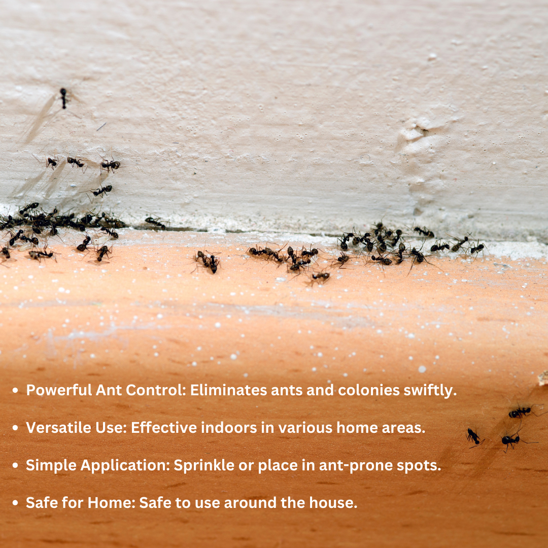 WESFRA Complete Ant killer Repellent Powder 900 g Can be used to kill ants that breed in home gardens and agricultural lands.