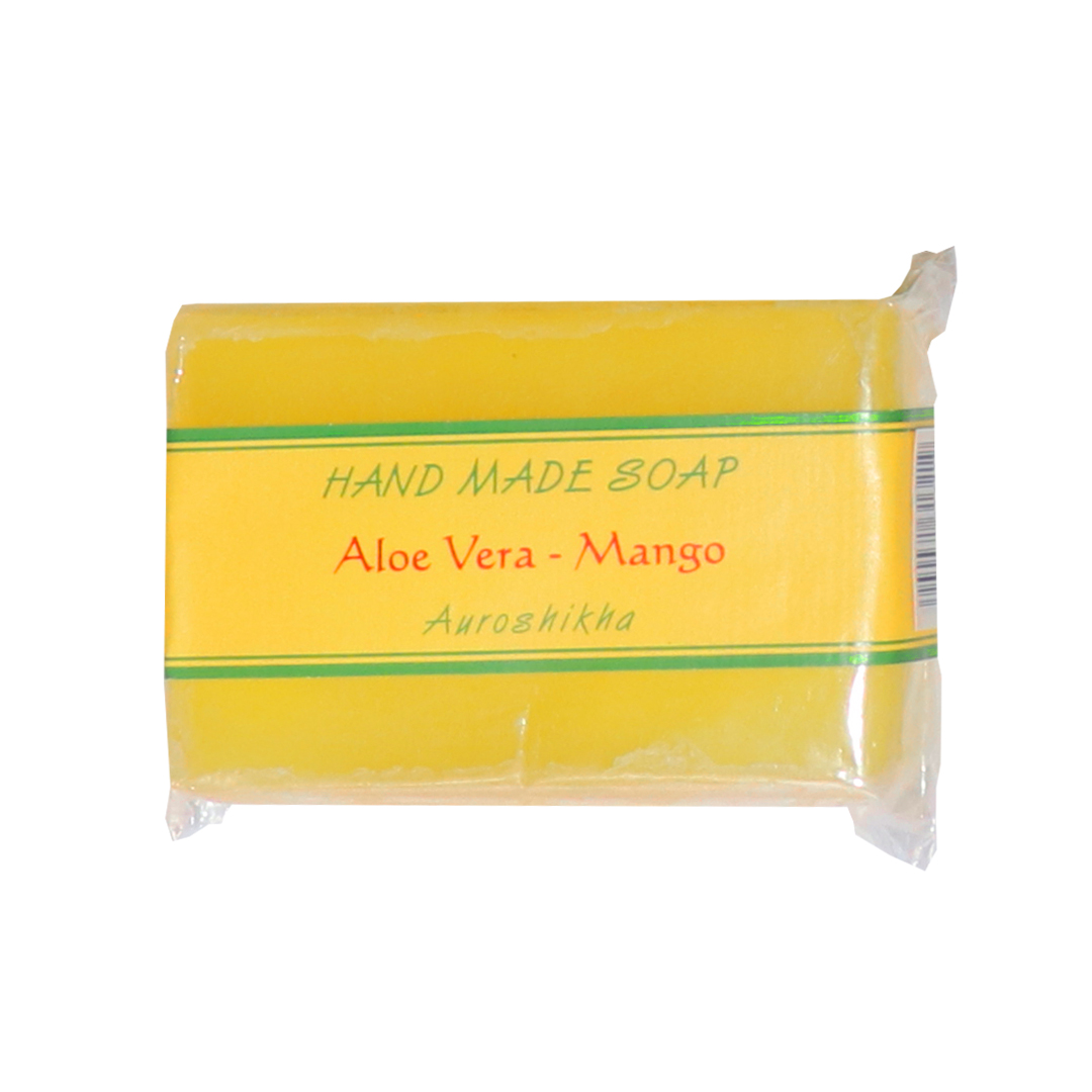 Auroshikha Aloe Vera (Mango) 75g Bath Soap Pack of 6