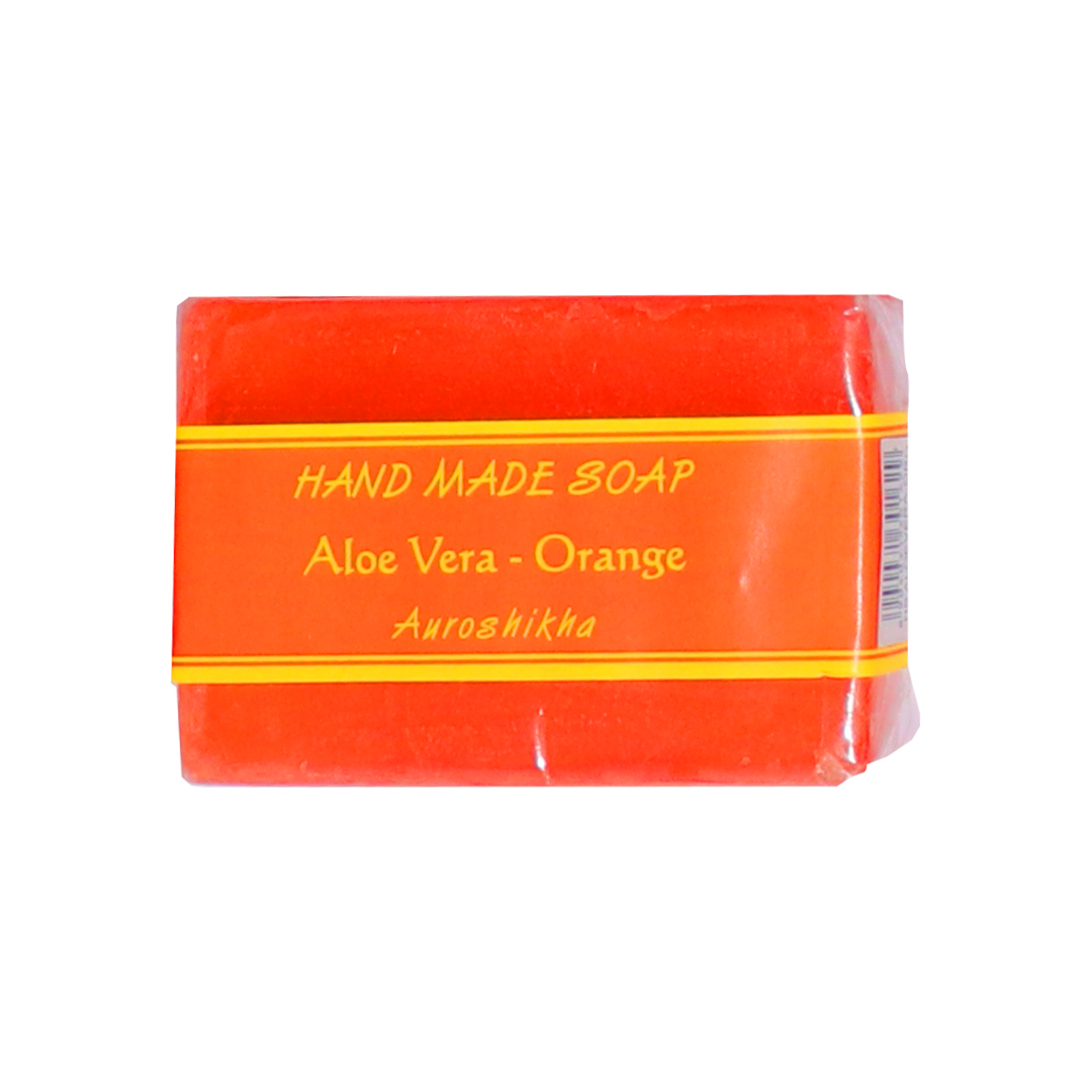 Auroshikha Aloe Vera (Orange) 75g Bath Soap Pack of 6