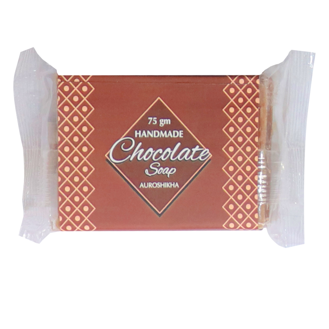 Auroshikha Chocolate 75g Handmade Bath Soap Pack of 6